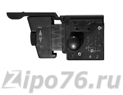 Выключатель для дрель КИТАЙ до 800Вт ФЕРМ реверс накладной (120)