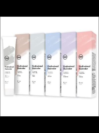 360 HAIR PROFESSIONAL PERMANENT HAIRCOLOR Перманентный краситель для волос, 100 мл