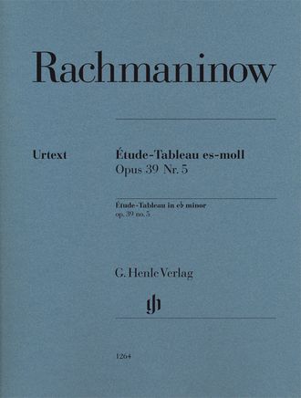 Rachmaninoff, Sergei Étude-Tableau es-Moll op.39,5 für Klavier