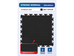 Продажа модульной плитки ПВХ для пола Strong Normal Black в Иркутске