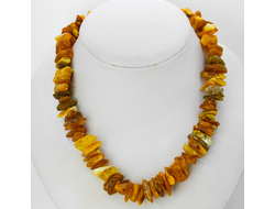 Лечебные бусы из необработанного янтаря