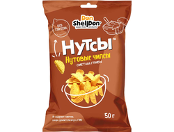 Нутовые чипсы "Грибы, сметана", 50г (Дон Шелдон)