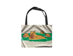 Сумка-шоппер горизонтальная Капибара, Kapibara-san №28