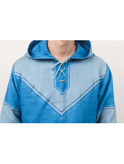 Рубаха с капюшоном "Витязъ" с Алатырем