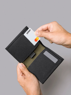 Кошелек Alpaka Ark Bifold Cash Wallet Axogrid 300D Black фото 7