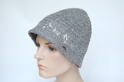 Vizio Италия 6122 P шляпа серая цвет 4