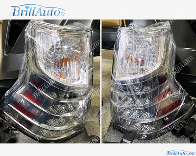 Стопы Lexus GX 460 серые дымчатые