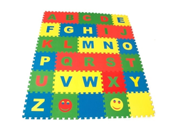 Детский коврик-пазл (Мягкий пол) Русский алфавит, 25х25 см, 32 деталей купить в Воронеже.