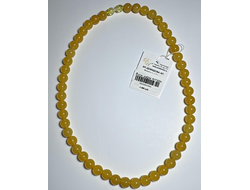 Бусы шары из натурального янтаря