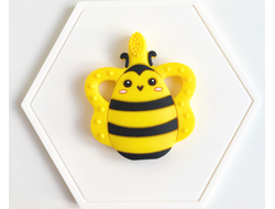Грызунок - щёточка из пищевого силикона Пчёлка