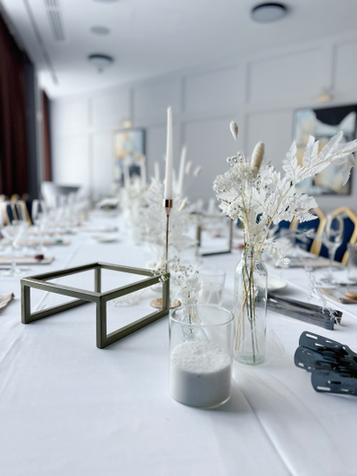 Декор длинного стола "Хилтон"