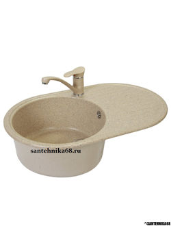 Кухонная керамическая мойка Fosto Фосто КМ 74-46 Формастоун