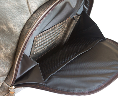 Кожаный рюкзак Gerardo brown (арт. 3045-04)