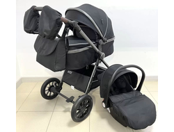 Детская коляска 3 в 1 Luxmom A4 Черный
