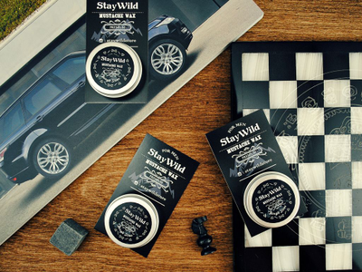 Подарочный воск для усов и бороды с ароматом коньяка и сигар