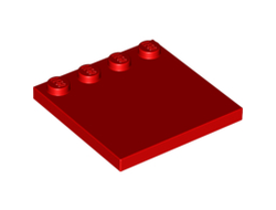 Tile, Modified 4 x 4 with Studs on Edge, Red (6179 / 4129831 / 4616342 / 617921)