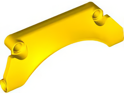 Technic, Panel Car Mudguard Arched #30 9 x 2 x 3 Straight Top, Yellow (42531 6533798)