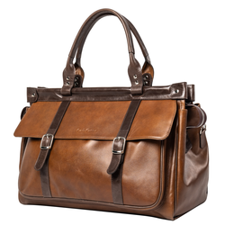 Кожаная дорожная сумка Tivoli Premium brown (арт. 4049-63)