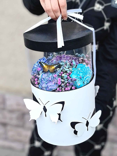 Букет в коробке №126