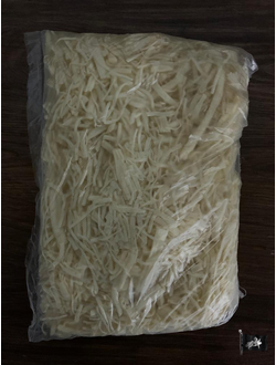 Сыр ТМ ФЕРМЕРСКИЙ "ПАУТИНКА" белый с чесночком (Сырный продукт)