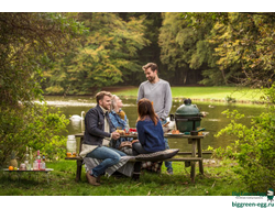 Гриль керамический BIG GREEN EGG MiniMax, 119650