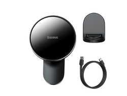 Автомобильный держатель Baseus Big Energy Car Mount Wireless Charger (MagSafe for iPhone 12/13) Черный