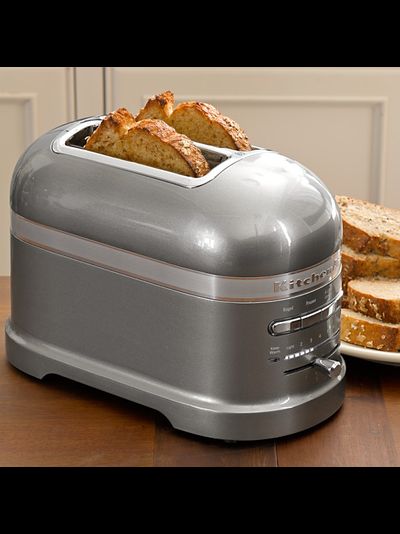 Тостер KitchenAid ARTISAN на 2 хлебца, серебряный медальон, 5KMT2204EMS