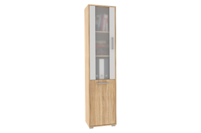 Стеллаж Лайт-2 дуб сонома/белый