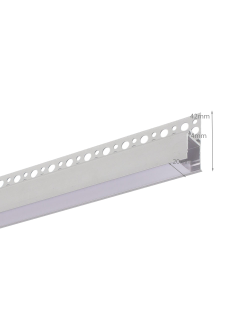 Алюминиевый профиль 4L-2042-2m-DW ANOD+OPAL Гипсокартон