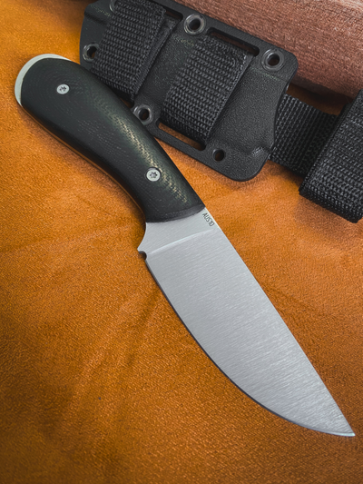 нож Лис NEXT сталь AUS10, рукоять G10, цвет  черный