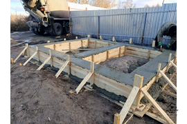 Строительство фундамента