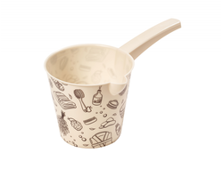 Ковш "Русская банька" 1,5л со сливом