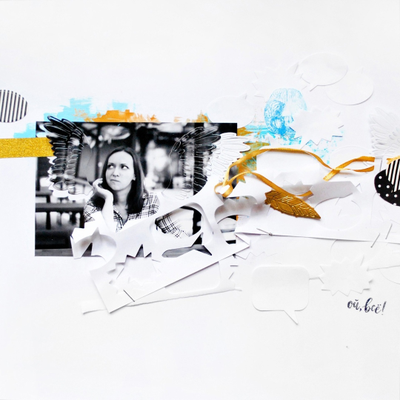 Набор штампов и ножей для вырубки "Комиксы"