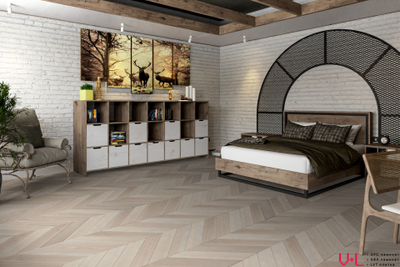 Кварцвиниловая плитка Damy Floor Chevron LVT Пале-Рояль / Palais Royal DF02-Ch-LVT