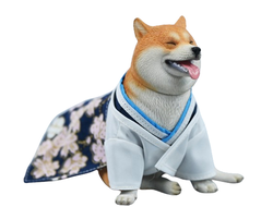 Сиба-ину в кимоно - Коллекционная ФИГУРКА 1/6 scale Shiba Inu (JXK207A) - JXK