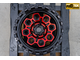 Комплект дисков R18 9,0J ET+0 6*139,7 FBX 178-8 Черный с красным (R690)