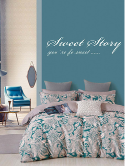 Постельное белье TANGO Twill комплект сатин евро 200x220x1 230x250x1 50x70x2 TPIG3-1731