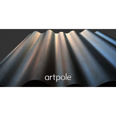 Гипсовая панель WAVE platinum артикул M-0073-pl