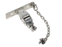 Шарнирный подвес для качелей гнездо KBT повышенной прочности, на плоском основании, нерж. сталь,  со страхующим элементом, арт. 817.002.040.001