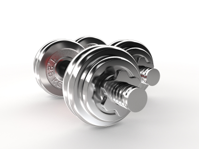 Набор гантелей UNIXFIT в кейсе 20kg