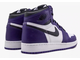 Nike Air Jordan 1 Retro High Og Court Purple (Экокожа) сзади