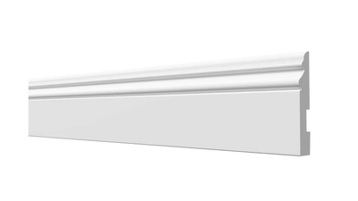 Напольный плинтус Decor-Dizayn DD50, для покраски, влагостойкий, ударопрочный, 2 метра