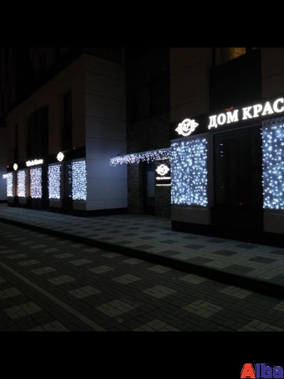 Занавес 2*1.0 м, БЕЛЫЙ ХОЛОДНЫЙ, IP65 Постоянное свечение