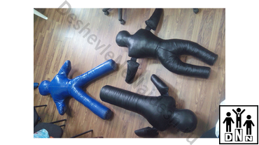 манекен борцовский двуногий самбо кожа