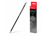 Чернографитный шестигранный карандаш с ластиком ErichKrause® MEGAPOLIS HB