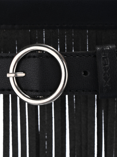 Bonny пояс с бахромой 80 Черный