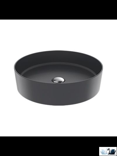 Раковина Creavit Loop Antrasit Mat LP145 диаметром 45 см, графит, купить в магазине Marysя Краснодар