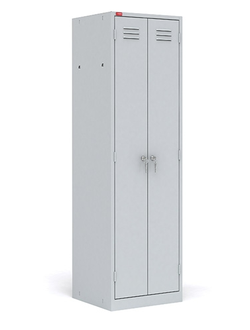 Двухсекционный металлический шкаф ШРМ-22У