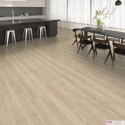 Ламинат Haro Tritty 200 Gran Via Aqua Дуб Элеганза Кремово-Белый 541584 33 класс толщина 8 мм с фаской 2.68 м2