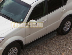 Пороги на Ssang Yong  Rexton (2007-2012-…) Black-Premium